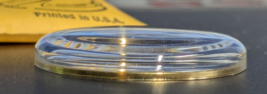 NEW SUC SATURN YELLOW TENSION RING ROUND ACRYLIC WATCH CRYSTAL WATERPROO... - $12.86