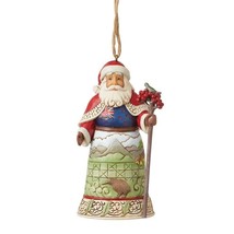 Jim Shore New Zealand Santa Ornament 4.12&quot; High Hanging Heartwood Creek - £23.36 GBP