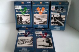 Lot of 5 VHS Tapes Victory at Sea US Military War 1986 Embassy - £9.79 GBP