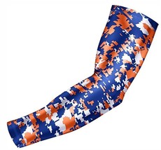 Football Baseball Compression Arm Sleeve Gators Orange Blue Digital Camo - £7.04 GBP