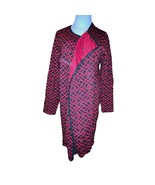 Vintage Andrea Jovine Womens Geometric Open Front Cardigan Sweater Red S... - $17.37 CAD