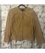 Bernardo Suede Leather Jacket – Size S – Timeless Camel Style - $817.47 MXN