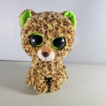 Ty Beanie Boos Plush Speckles the Leopard Glitter Eyes 9 Inch Tall - $11.01