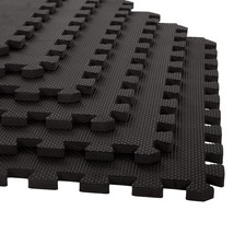 Stalwart EVA Foam Mat Tiles - Interlocking Padding for Garage, Playroom,... - £43.27 GBP