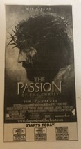 Passion Of  The Christ Movie Print Ad Jim Caviezel Mel Gibson TPA23 - £4.66 GBP