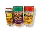 Noh Hawaiian Salt Seasoning 3 Pack (Alaea &amp; Rock Salt,Kalua,All Purpose) - £52.72 GBP