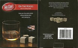 Tablecraft On The Rocks Set of 6 Chilling Stones with Storage Bag P/N H1... - $12.00
