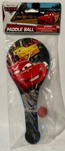 Disney Pixar Cars PADDLE BALL Hand Game ~ Lightning McQueen &amp; Jackson St... - £4.33 GBP