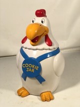 Vintage Fun Damental Too Crowing Rooster Cookie Jar 1994 Works Great - $49.49