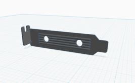 Low Profile PCI Bracket for GIGABYTE WBAX200 WiFi Card with Aerial Holes - $11.43+