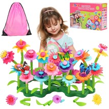 106 Pcs Flower Garden Building Toys For Girls, Girls Favor Stem Toy Gardening Pr - £43.90 GBP