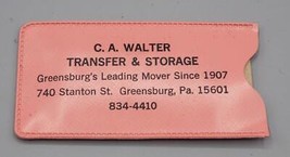 Vintage Ca Walter Moving &amp; Conservazione Greensburg Pennsylvania Viaggi di - $30.87