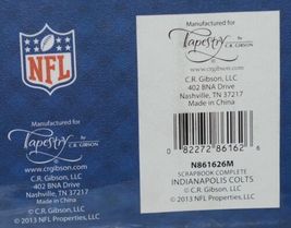 C R Gibson Tapestry N861626M NFL Indianapolis Colts Scrapbook image 9