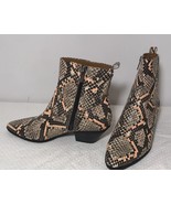 Animal Print Circus by Sam Edelman Women&#39;s Garth Fashion Ankle Boots Siz... - $31.92 CAD