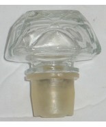 Vintage Clear Glass (Plastic Tip) Bottle Replacement Stopper Top ONLY #24 - $346.64 MXN
