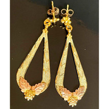 Black Hills MULTI-TONE Gold Dangle Earrings Sky - $372.07