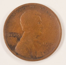 1909-S 1C Lincoln Cents En Fin État, Marron Couleur, Marche Arrière Is VF - $115.41