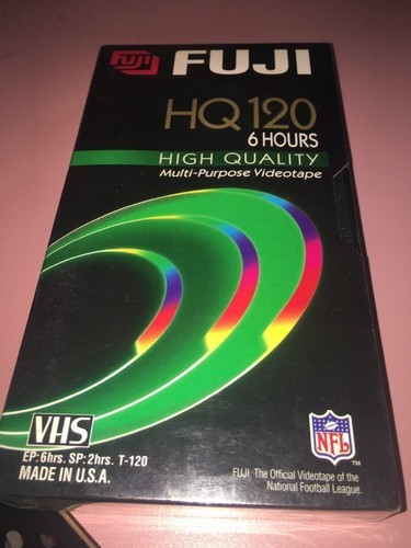 Nuova Cassetta VHS Fujifilm Fuji Film HQ120 HQ T-120 6 Ore Alta Qualità ... - $8.80