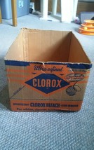 VTG Advertising 1959 Clorox Bleach Shipping Cardboard Box Rare Oakland C... - £39.95 GBP