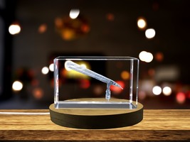 LED Base included | A Faceted Crystal Shotgun Microphone - A Hyper-Realistic - £30.88 GBP+