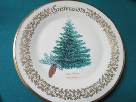 Compatible with Lenox Christmas Plate 1978/1979 Blue Spruce-BALSAN FIR P... - $38.21