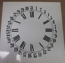 Paper Glossy Clock Dial Roman Numbers Day Numbers 13&quot; - £9.16 GBP