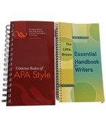 The Little Brown Handbook 4th Edition and APA Style Rules Book 6th Edition - $15.84