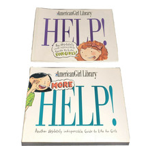 American Girl Library Help! &amp; More Help! Guide To Life For Girls Set by Holyoke - £15.73 GBP