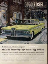 1959 Edsel Ranger Car Ad Nrmt 1958 Advertisement! Antique Automobile Print Art! - £11.39 GBP