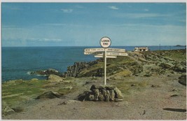 1950s Land&#39;s End First and Last Sign Post Cornwall England  A - £4.28 GBP