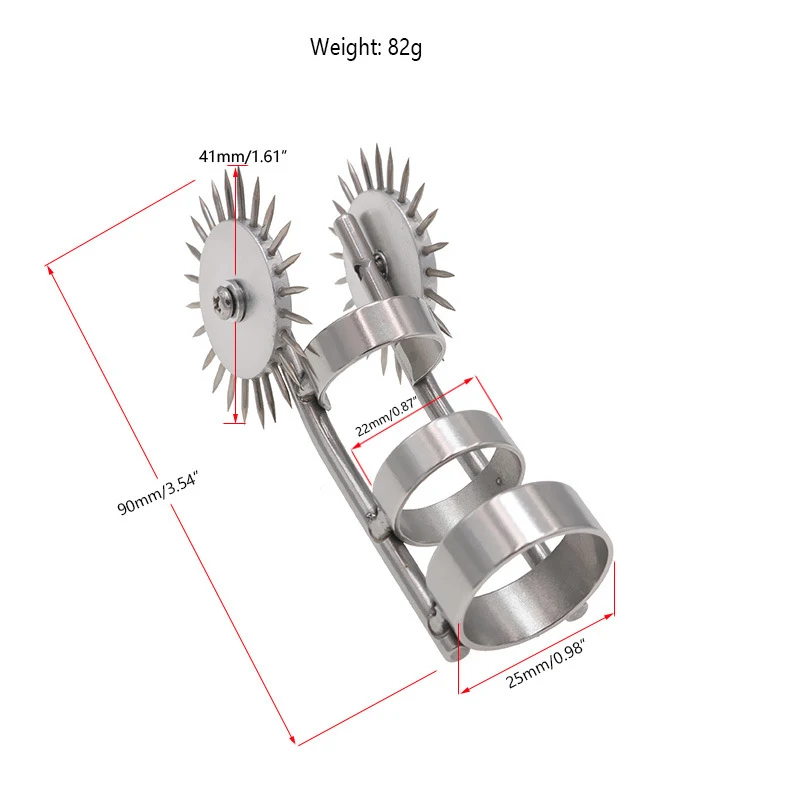 Sporting Stainless Steel Fetish Finger Needles Wheel Home Games For Toys Mature  - £24.91 GBP