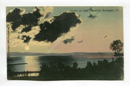 Sunset on Lake Champlain Vermont - $3.99