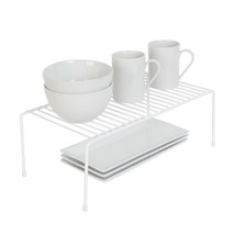 Smart Design Classic Storage Shelf - Medium (8.5 x 13.25 in.) White -Steel - £31.78 GBP