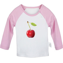 Babies Cute T-shirts Infant Fruit Cherry Graphic Tees Tops Newborn Kids Clothes - £7.93 GBP+