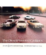 Cadillac Diesel DeVille 1980 Advertisement Vintage Automobilia DWEE24 - $570.01 MXN