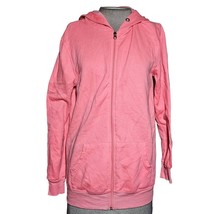Bright Pink Fill Zip Hoodie Size Medium  - £19.33 GBP