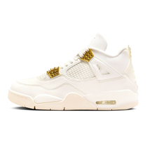  Nike Air Jordan 4 Retro &#39;Metallic Gold&#39; AQ9129-170 Women&#39;s Shoes - £235.70 GBP