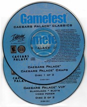 Gamefest: Caesars Palace Classics (5 Games) (2PC-CDs, 1997) - NEW CDs in SLEEVE - £4.00 GBP