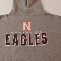 Jerzees NuBlend NORTHSIDE EAGLES Men's Size XL Gray Hoodie Pullover Sweatshirt image 6