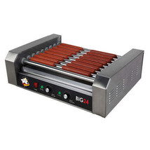 Roller Dog RDB24SS Commercial 24 Hot Dog 9 Roller Grill Cooker Machine - £190.76 GBP