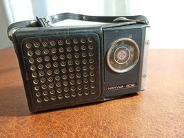 Vintage Soviet radio Neywa 402. Leather Case.  work. L - $34.65