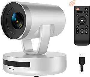 V403 Ptz Webcam, 5X Optical Zoom/Ai Tracking/Autofocus/122 Wide-Angle, 1... - $535.99