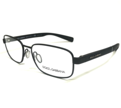 Dolce & Gabbana Eyeglasses Frames DG1281 1260 Matte Black Rectangular 53-16-145 - $126.01