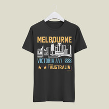 Melbourne Unisex Black T-Shirt - £18.37 GBP+