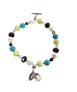 Vintage Colorful Multicolor Faceted Beaded Boho Bracelet Womens Costume ... - $23.59 CAD