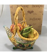 Jim Shore Horn of Plenty Thanksgiving Harvest Colorful Cornucopia 4008903 - £55.23 GBP