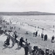 Beach And Heads Of Ayr Ayr Postcard Vintage - $9.95