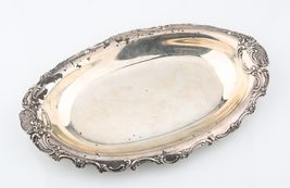Tiffany &amp; Co 925 Sterling Silver Bread Dish Model 12345 Vintage Tablewea... - $1,652.83