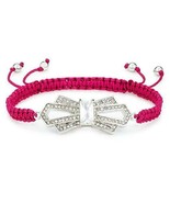 Juicy Couture Deco Bow Friendship Bracelet (Pink) YJRU7368 - £15.84 GBP