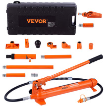 VEVOR 12 Ton Porta Power Kit, Hydraulic Ram with Pump with 4.6 ft/1.4 m ... - $159.90